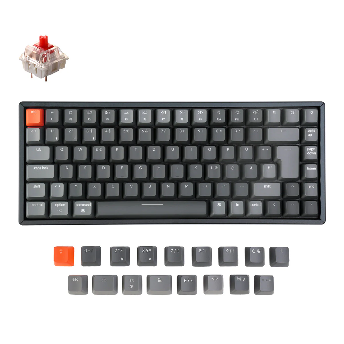 Keychron K2 Wireless Mechanical Keyboard (German ISO-DE Layout) - Version 2 - Image 4