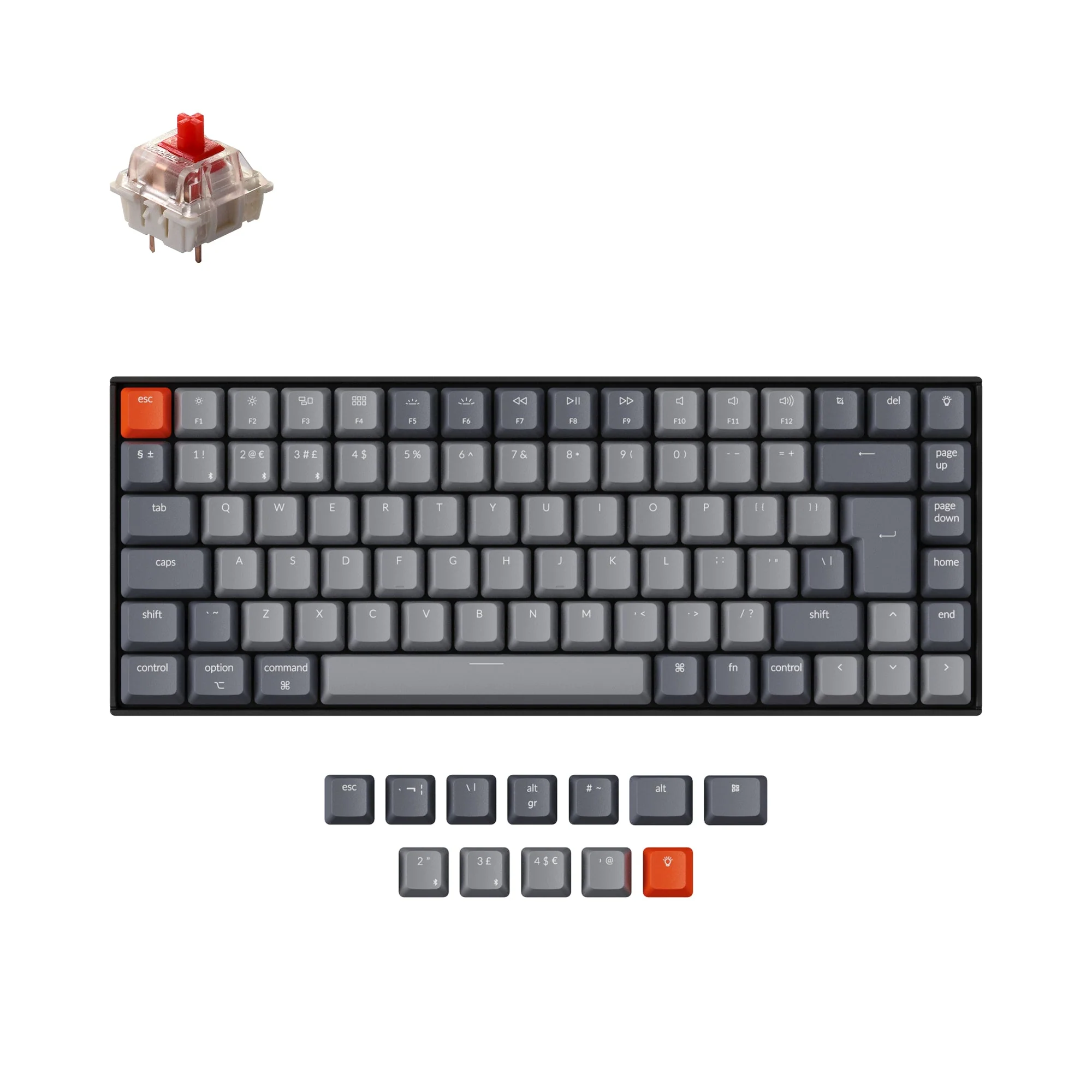 Keychron K2 Wireless Mechanical Keyboard (UK ISO Layout) - Version 2 - Image 4