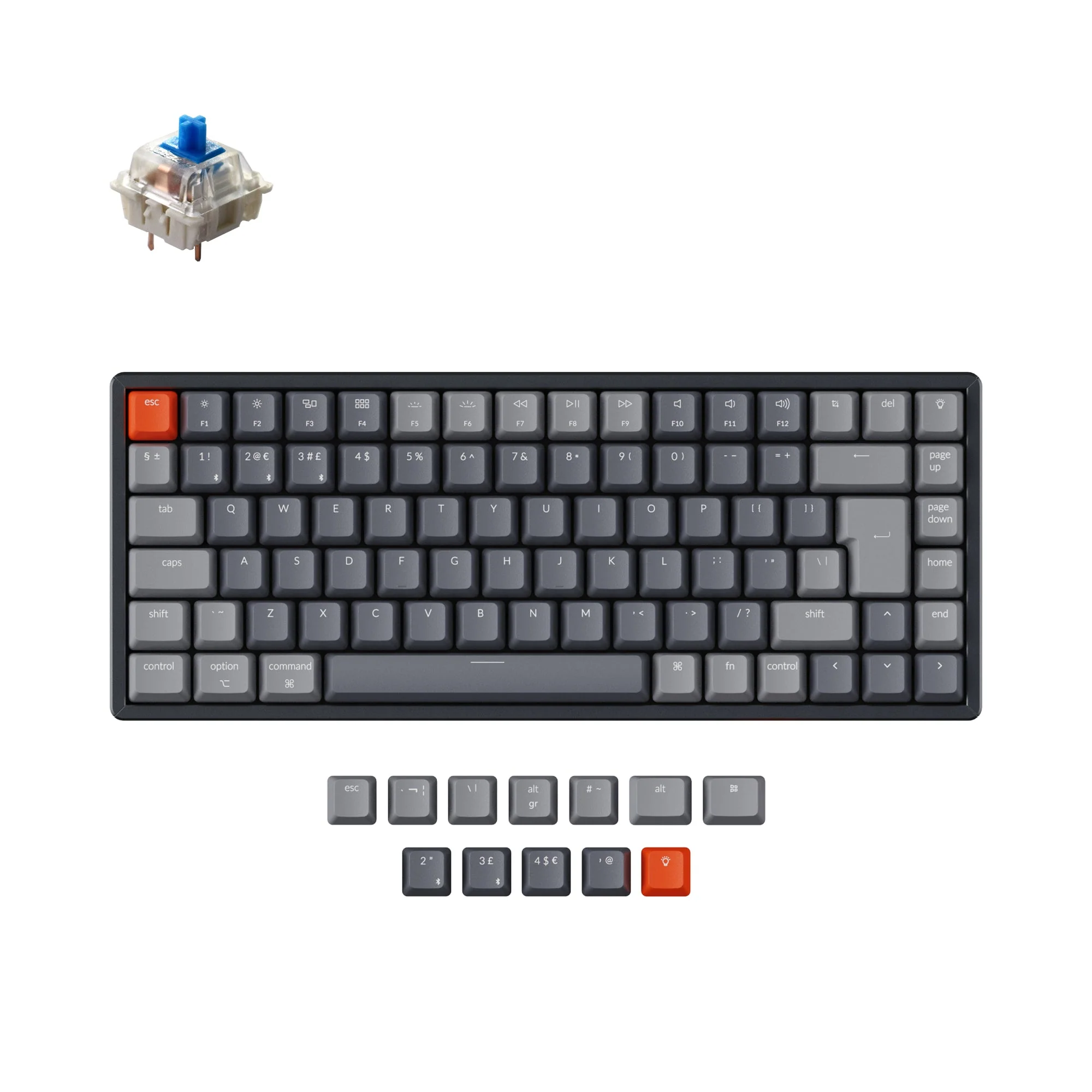 Keychron K2 Wireless Mechanical Keyboard (UK ISO Layout) - Version 2 - Image 8