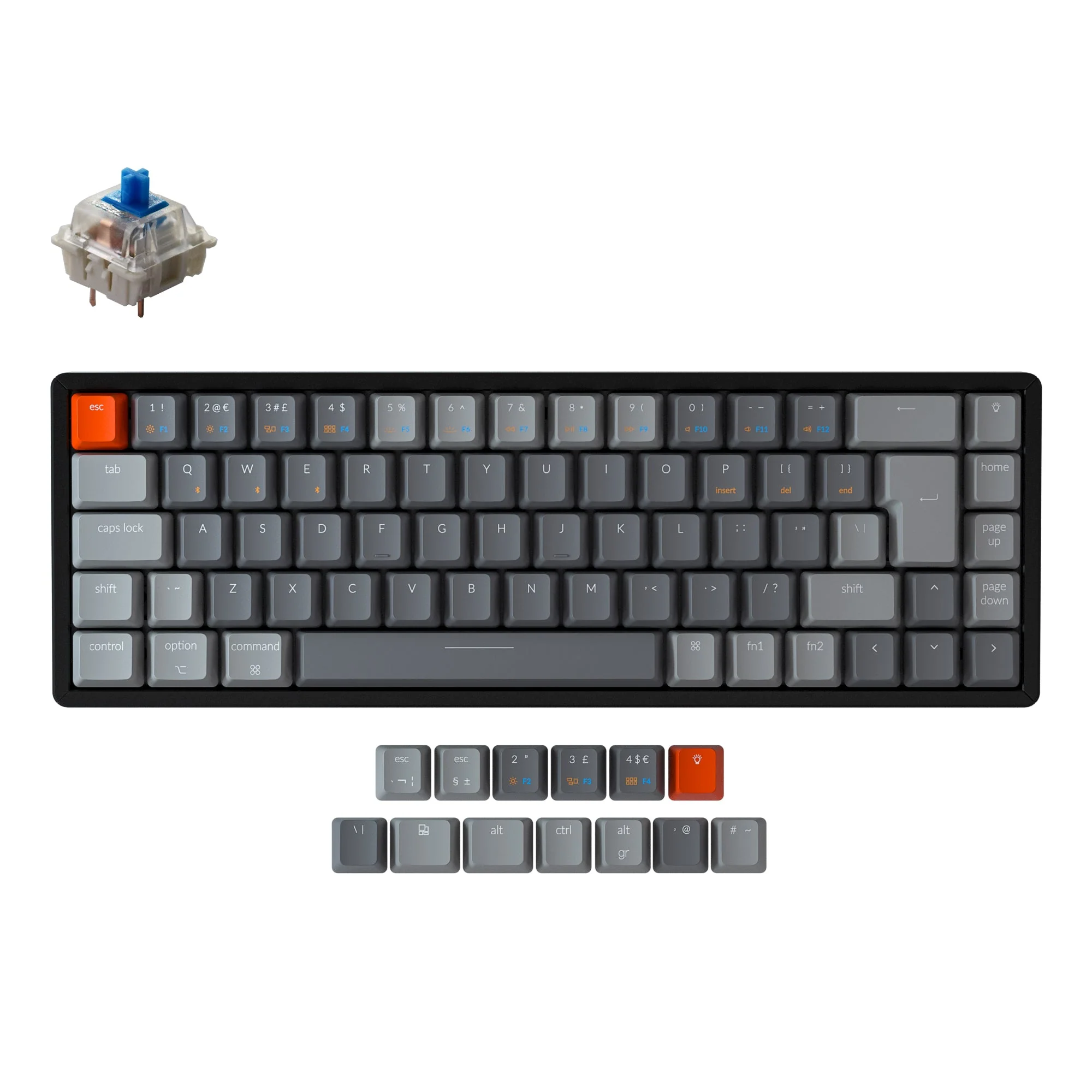 Keychron K6 Wireless Mechanical Keyboard (UK ISO Layout) - Image 5