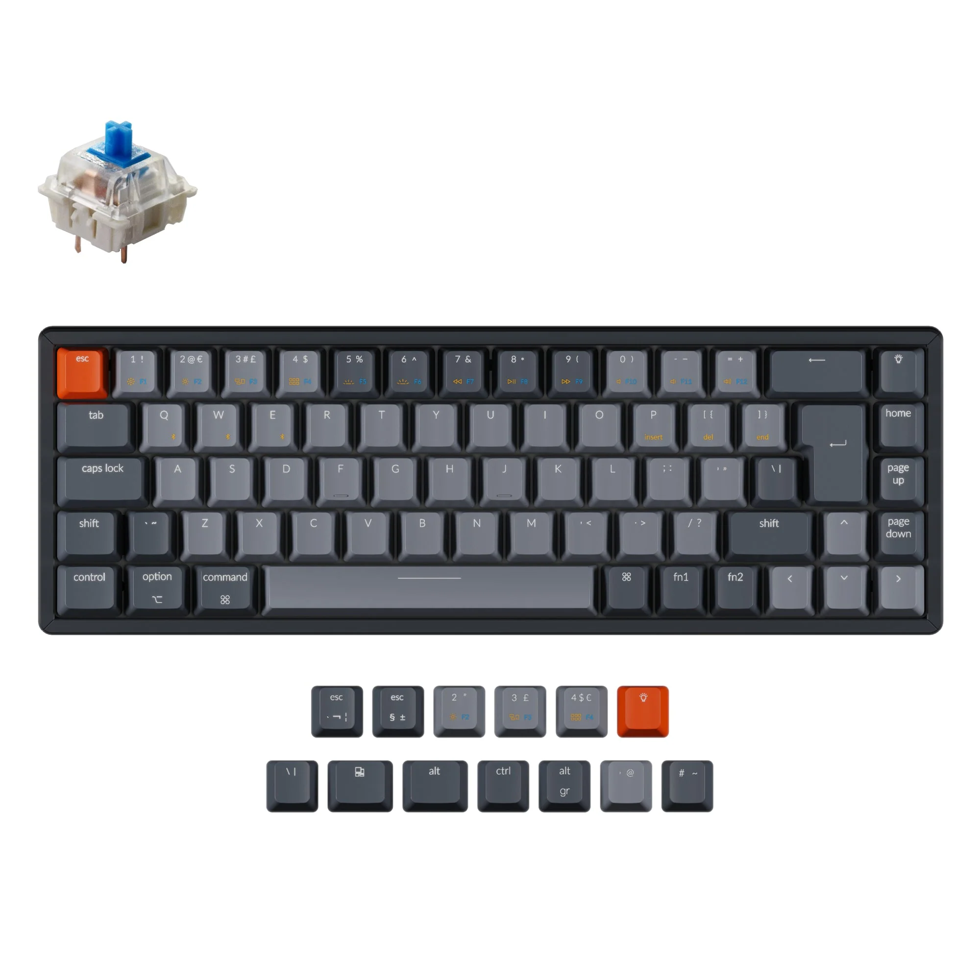 Keychron K6 Wireless Mechanical Keyboard (UK ISO Layout) - Image 8