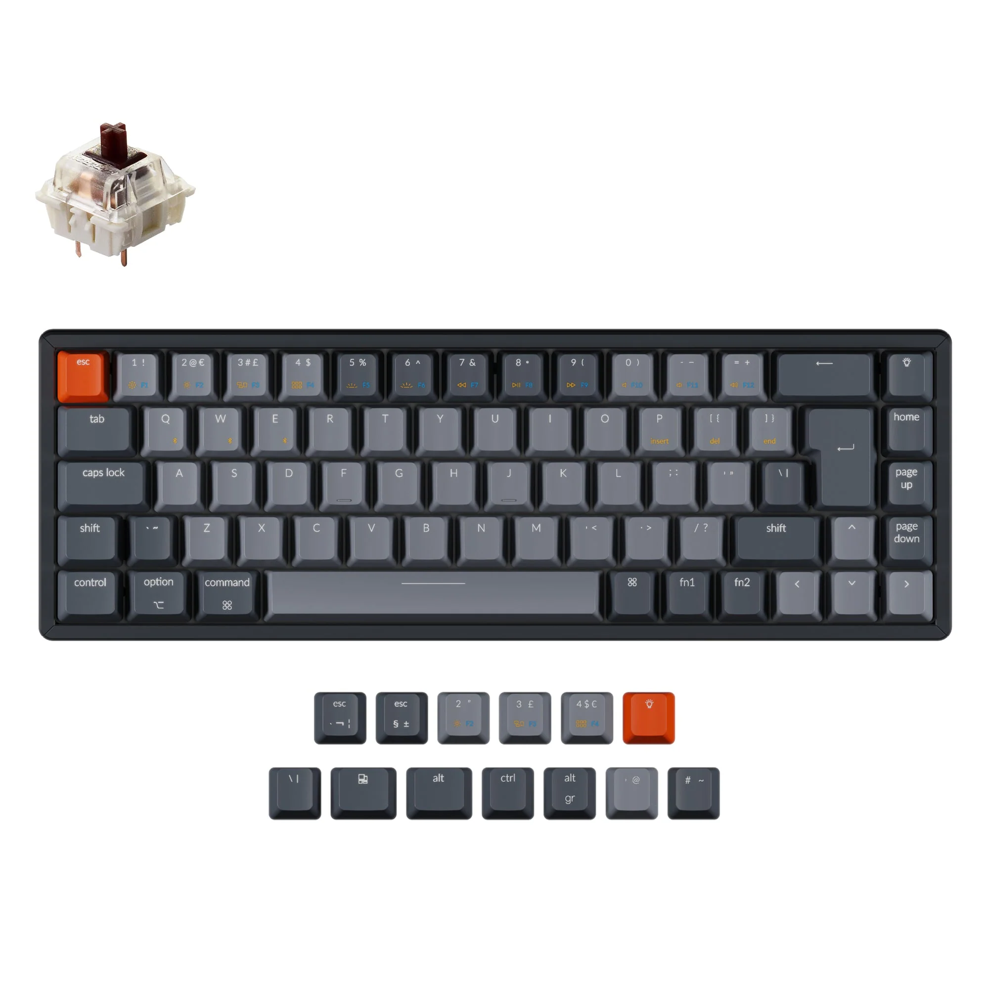 Keychron K6 Wireless Mechanical Keyboard (UK ISO Layout) - Image 9